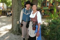 Don and Gay in Garb at MD Ren Fest - September 2008