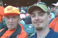 Ken Green and Don at Baysox game